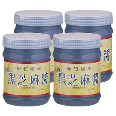 新竹福源 黑芝麻醬, 360g, 4罐