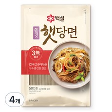 백설 햇당면, 1kg, 4개