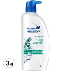 헤드앤숄더 가려운 두피케어 린스, 850ml, 3개