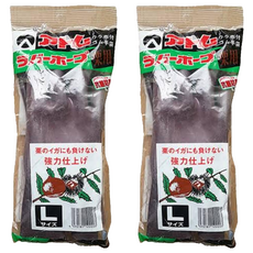 ATOM GLOVES 耐刺手套 L - 日本製造，手掌寬度9-10公分，橡膠材質, 2雙