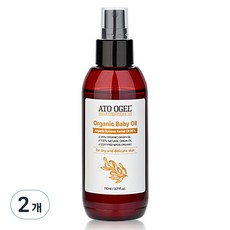 아토오겔 유기농 베이비 오일, 110ml, 2개