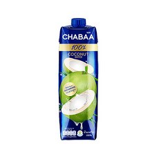 CHABAA 啜吧 100%椰子汁，原裝進口，100%純椰子水，高鈣高鐵, 1L, 1瓶