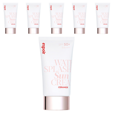 에스쁘아 워터 스플래쉬 세라마이드 선크림 SPF50+ PA++++, 60ml, 6개