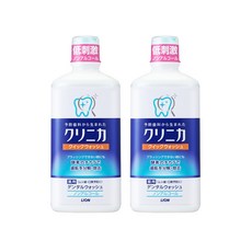 LION 獅王 固齒佳酵素漱口水套裝, 低刺激性, 無酒精, 2瓶