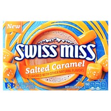 SWISS MISS 鹹味焦糖風味可可粉, 8入, 39g, 8包, 1盒