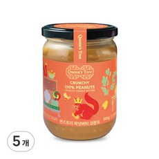 퀸즈트리 피넛버터 크런치, 5개, 500g