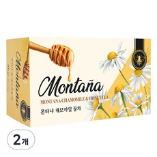 몬타냐 캐모마일 꿀차, 1.3g, 20개입, 2개