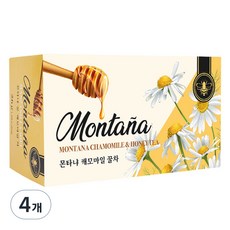 몬타냐 캐모마일 꿀차, 1.3g, 20개입, 4개