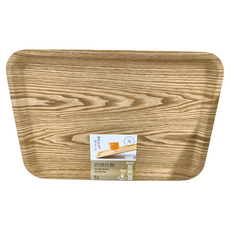 品木屋 原木防滑托盤 Nonelp Wood Serving Tray, 39.5 x 28 x 1.5cm, 大款, 1個