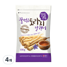 꿀먹은 도라지 말랭이, 100g, 4개