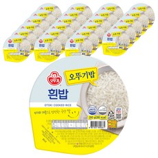 오뚜기 흰밥, 200g, 24개