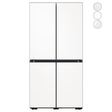 [색상선택형] 삼성전자 비스포크 프리스탠딩 4도어 냉장고 방문설치, RF85B9121AP