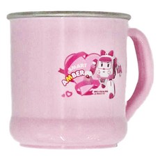 ROBOCAR POLI 波力 不鏽鋼水杯 240ml, 粉色, 1個