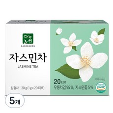 다농원 자스민차, 1g, 20개입, 5개