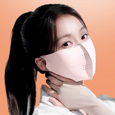 MODELO 標準抗UV高爾夫自行車登山面罩, 蜜桃色, 1個