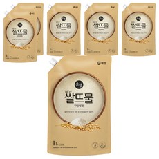 Soonsaem 米水洗潔精補充裝, 1L, 6個
