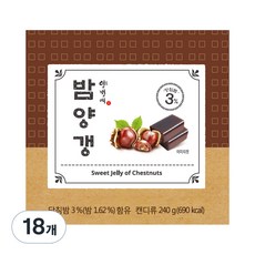 양갱애 밤양갱, 40g, 18개
