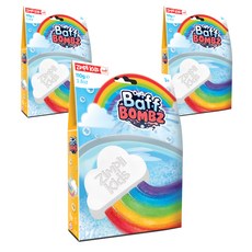 Zimpli Kids 孩童用彩虹雲朵造型泡澡球 6354, 110g, 3個
