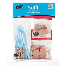 PANPASTEL Softt 粉彩工具包，44 件套，繪畫混合工具, 1包