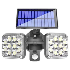 太陽能COB高亮感應庭院燈 20W 3.7V 1入, 1個