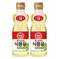 해표 콩기름 식용유, 500ml, 2개