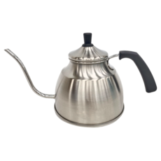 YOSHIKAWA 吉川 日本18-8不銹鋼IH細口咖啡壺, 1.1L滿水容量, 適正容量0.65L, SJ-1715, 1.1L, 1個
