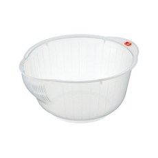 inomata 洗菜瀝水籃, 28X25X13公分，PP塑丙烯, 28 x 24.7 x 13.2cm, 1個