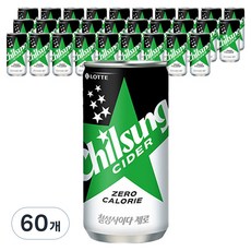 Chilsung Cider Zero, 60個, 210ml