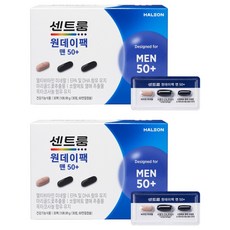 센트룸 원데이팩 맨50+ 멀티비타민 108.99g, 2개, 30정