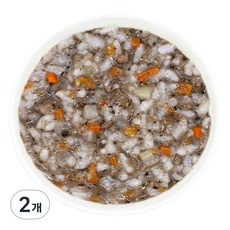 짱죽 실온 이유식 후기 진밥, 혼합맛(블루베리/한우), 160g, 2개