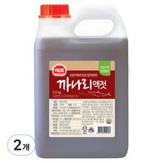 해표 까나리액젓, 2.5kg, 2개