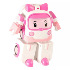 ROI TOYS 新4吋變形安寶, 波力救援小英雄, LED變形系列, 可愛救援車, 1個
