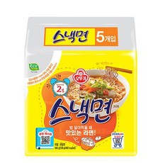 최저가 스낵면 추천 제품 리스트 10 8 오뚜기 스낵면 멀티팩 108g