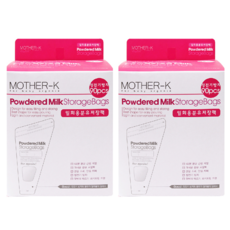 MOTHER-K 奶粉儲存袋, 防靜電處理, 超輕量外出無負擔, 四面封口滅菌處理, 90入, 2盒