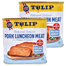 TULIP 特級豬肉餐肉，減鈉40%，340g, 2罐