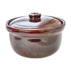 日本製 貽釉6號燉鍋 - 寬24cm, 高20cm, 容量1450ml, 陶瓷材質, 24cm, 1個