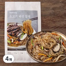 프레시지 소고기버섯잡채 2인분, 285.5g, 4개