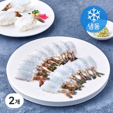 청미새우 초밥용 (냉동), 2개, 120g(20미)