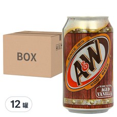 A&W 麥根風味沙士, 全美最暢銷碳酸飲料, 12罐, 355ml