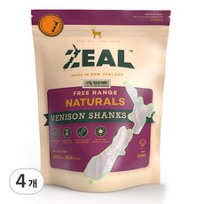 ZEAL 뉴질랜드산 강아지 수제간식, 사슴정강이뼈 300g, 4개