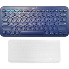 로지텍 K380 멀티 디바이스 블루투스 무선 텐키리스 키보드 + 한글 키스킨, Y-R0056(키보드)