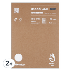 Formtec Hi Eco條碼用標籤紙 HEQ-3102, 40格, 40個