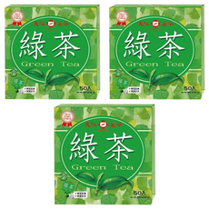 天仁茗茶 綠茶 50入, 單包防潮 無鋁釘式, 2g, 50包, 3盒