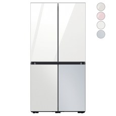 [색상선택형] 삼성전자 비스포크 4도어 프리스탠딩 냉장고 875L 방문설치, RF85B9111AP