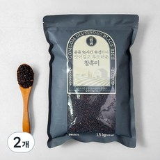 곰곰 96시간 숙성하여 맛이깊고 부드러운 찰흑미, 1.5kg, 2개
