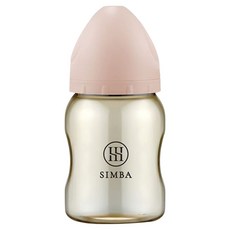 Simba 小獅王辛巴 蘊蜜鉑金PPSU寬口防脹氣奶瓶 0歲以上, 栗粉, 200ml, 1個