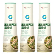 청정원 크리미시저 드레싱, 315g, 3개