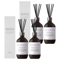 에이센트 네이처 디퓨저, 시그니처솝, 500ml, 4개