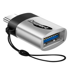 Anyport USB轉Type-C轉換器 AP-UC30 2入, 金屬色, 31mm