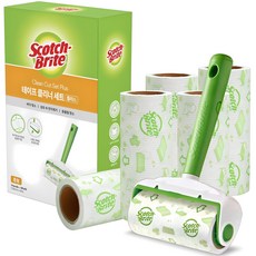 3M Scotch-Brite 百利 長柄滾筒手柄1支+替換裝6入 M號, 1組